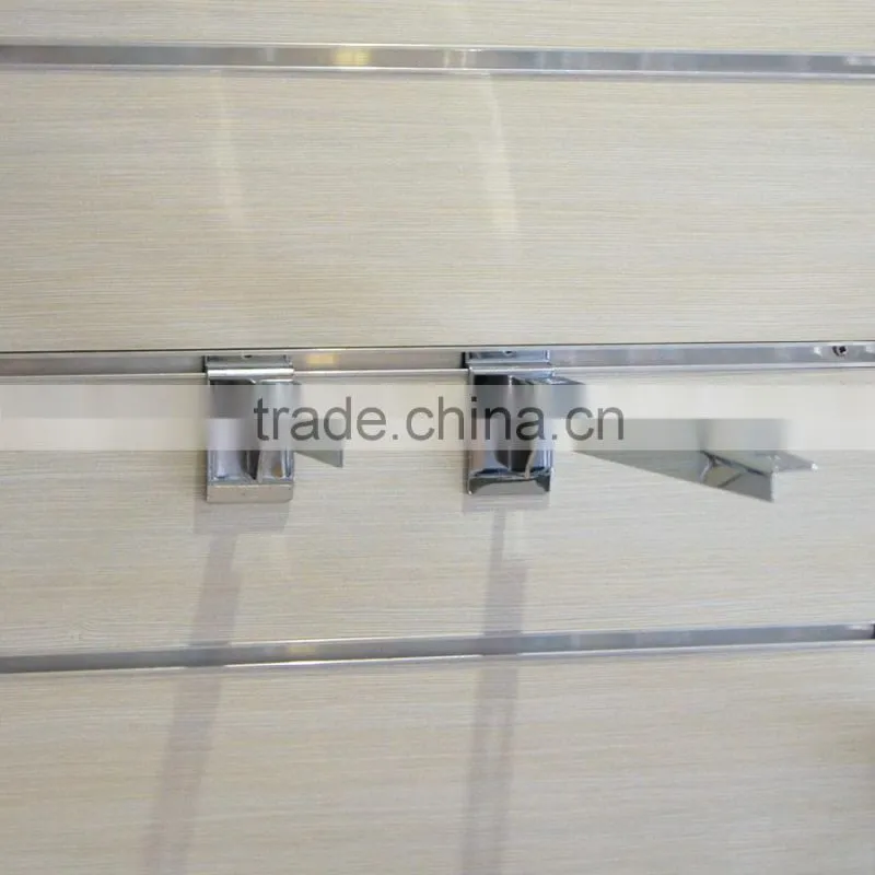 Chrome Iron metal hanging display shelf bracket