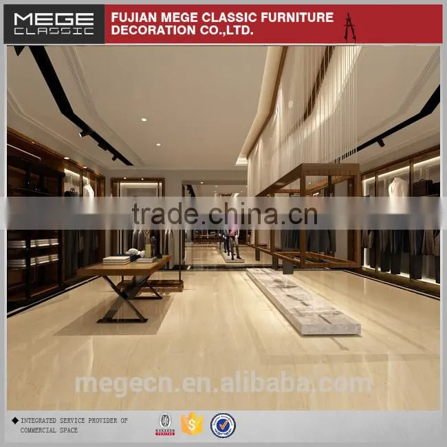 showroom gondola display racks for apparel
