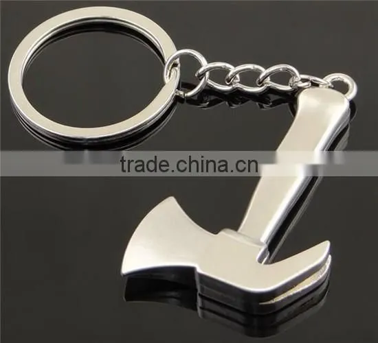 Cheap silver metal zinc alloy nickle free wrench keychain