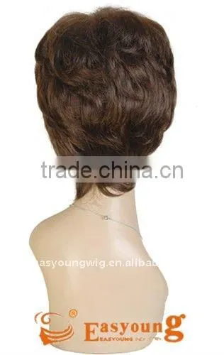 Old ladies short hair wigs for black women