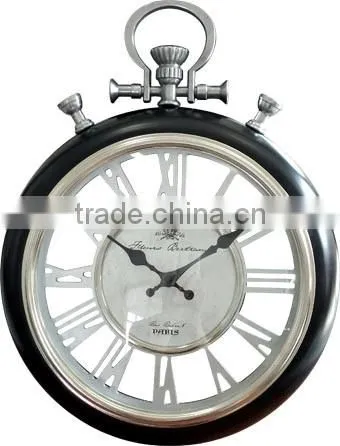 Mordern Type Home Decor Luxury Metal Art Gear Watch Wall Clock