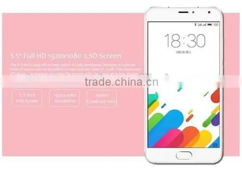Original Meizu Metal smartphone 5.5" FDD LTE 4G Mobile Phone Helio X10 Octa Core 1920X1080P meizu metal 2GB RAM 16GB ROM 13MP