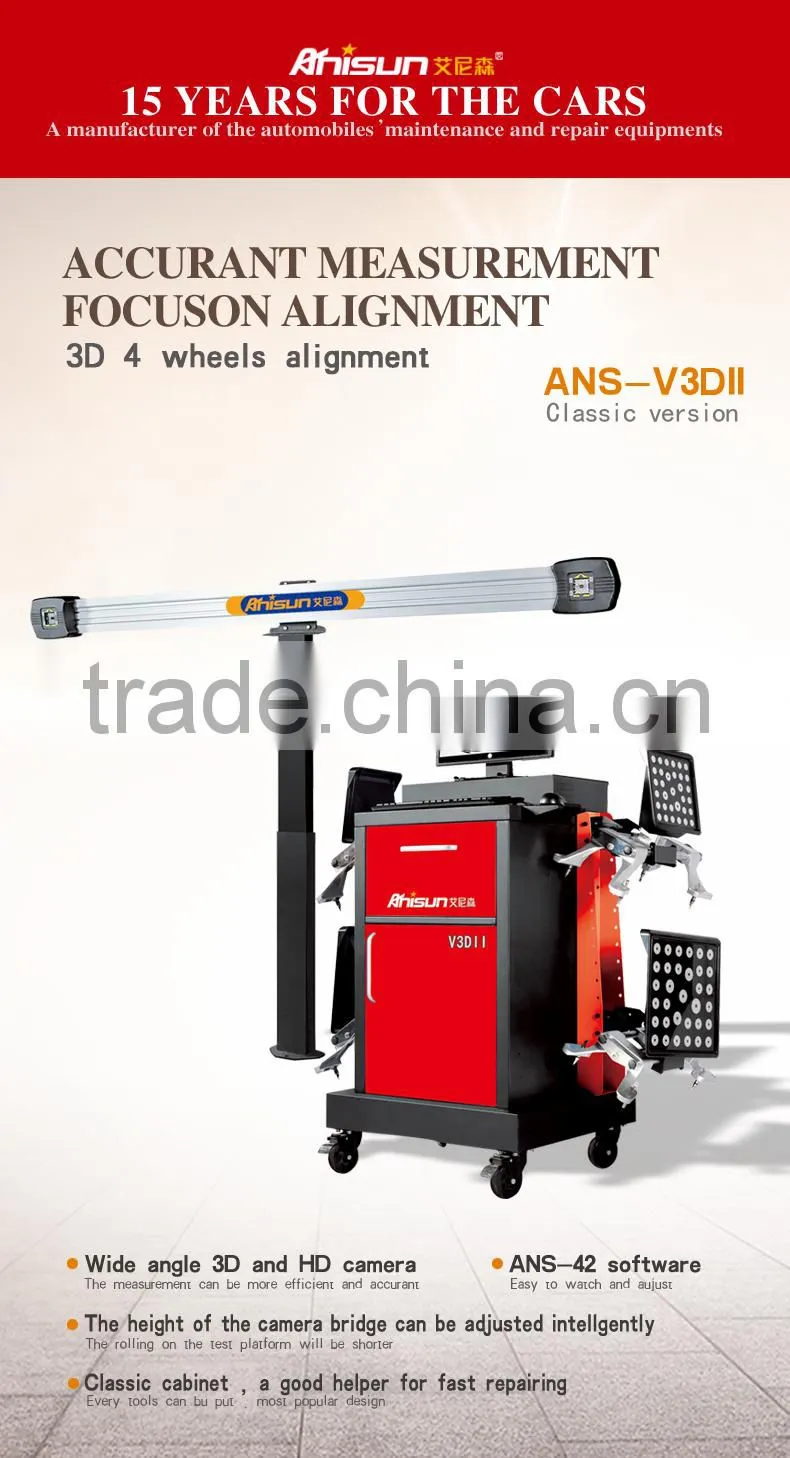 3D wheel aligner precision wheel alignment machine price