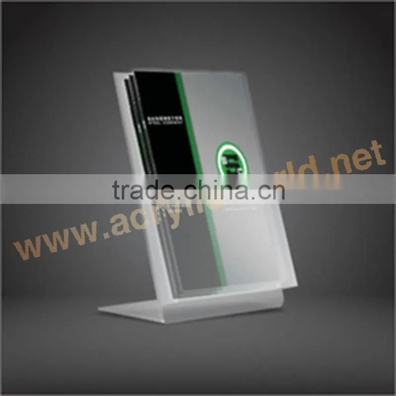 acrylic menu cover /sign holder
