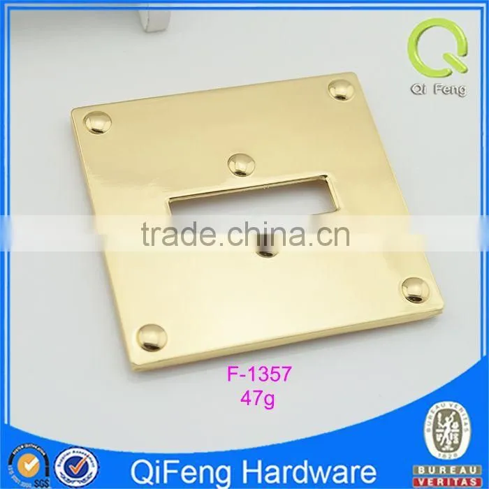 F-1357 square ring purse wholesale gold metal handbag ring