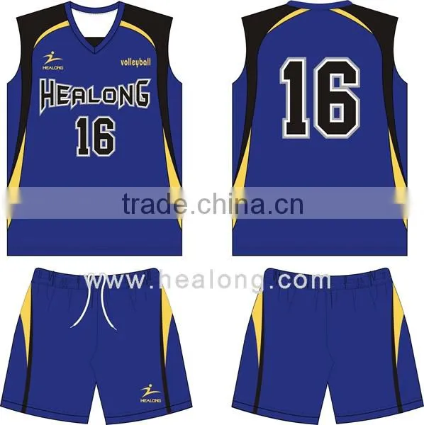 custom sleeveless plain volleyball jersey