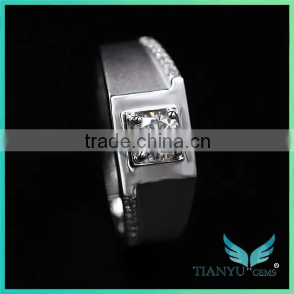 new style men ring forever brillant moissanite eternity ring for moissanite jewelry sale