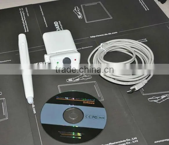 portable interactive whiteboard with laser pen writing for education
