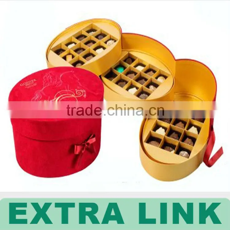 High end dark color flat ribbon closure logo custom cheap CMYK printed slider chocolate package