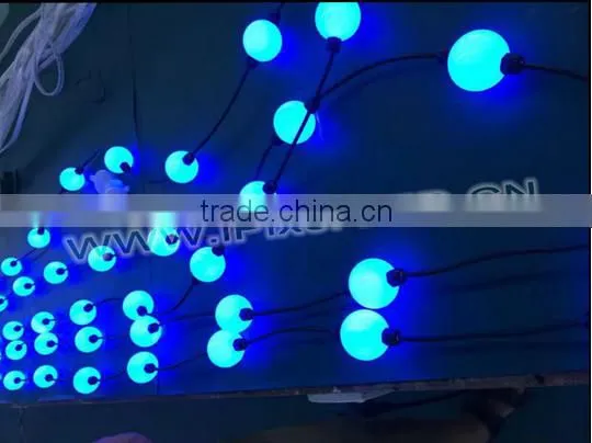 dmx512 multi color outdoor hanging led light balls
