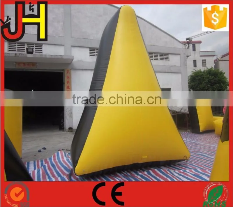0.6mmPVC 23pcs Inflatable Paintball Bunkers For Archery Games