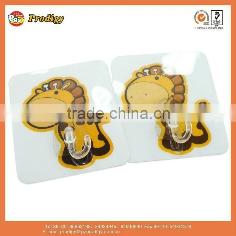 2016 Reusable Picture hook adhesive reusable magic plastic hook glass adhesive hooks
