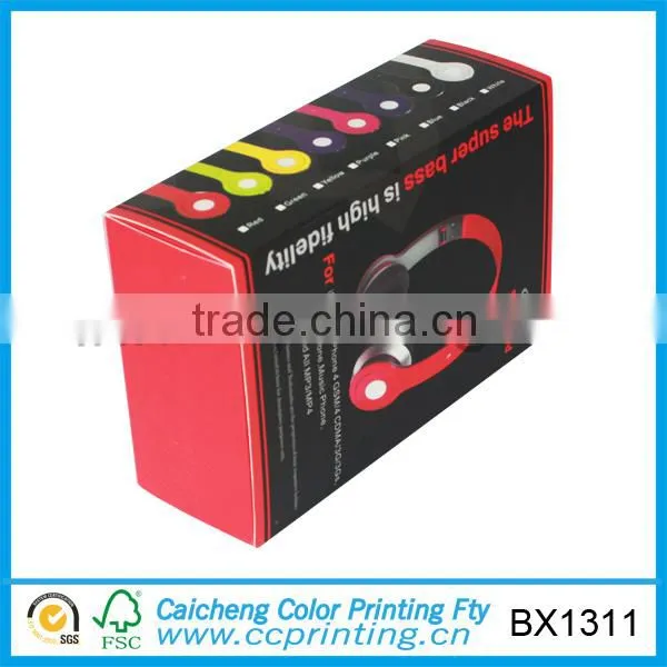 Glossy printed drawer paper box speaker