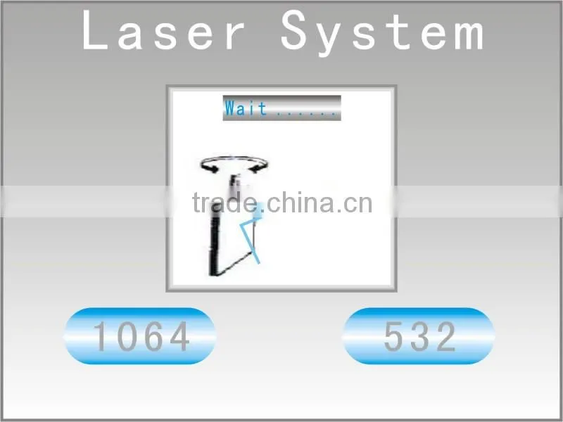 q switched 1064nm long pulse nd yag laser tattoo removal machine