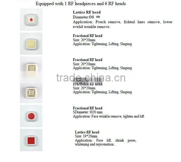 2015 Portable Fractional RF Face Lifting Thermal Machine & Anti-aging wrinkles removal