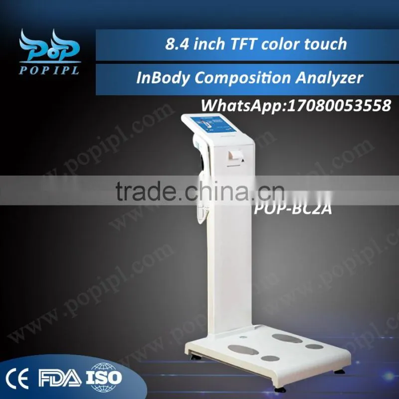 Body compositon analyzer results BCA-2A