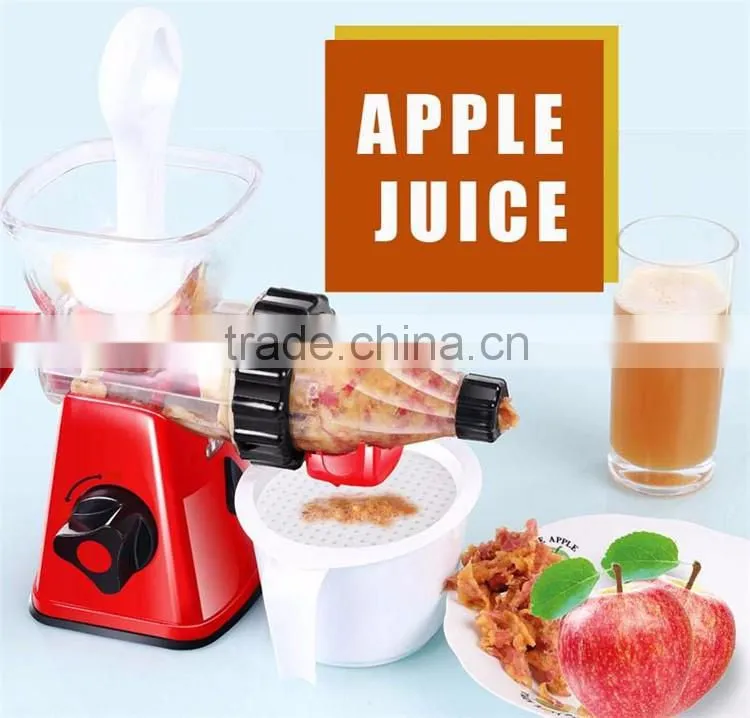 New Design Plastic Manual Fruit Juicer Kitchen Master Manual Juicer Extractor
