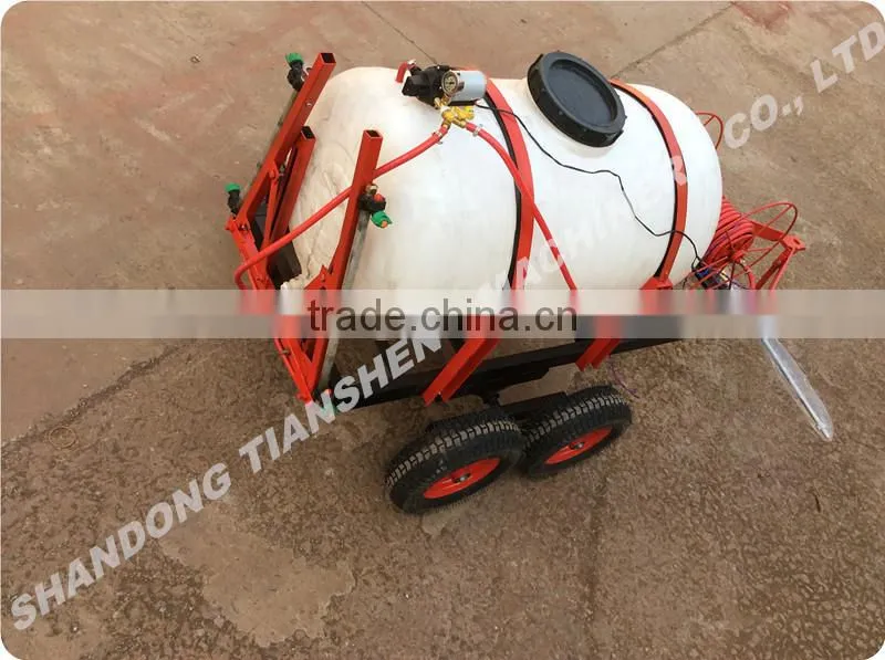 Tractor implement boom sprayer