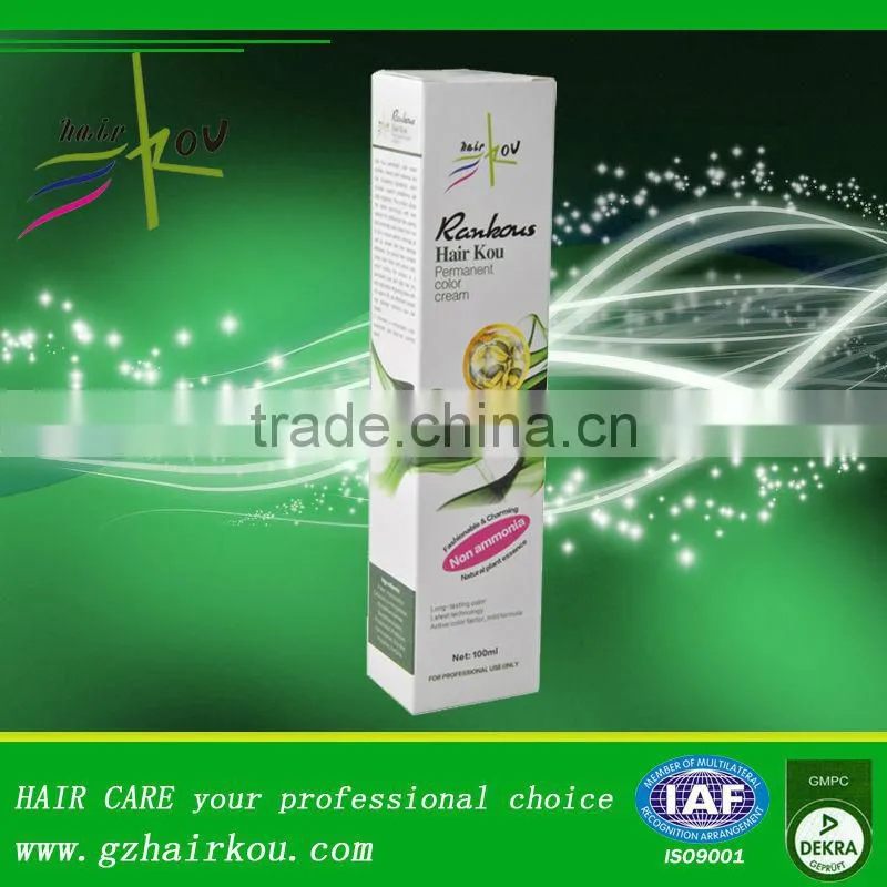 2016 newest few Ammonia Permanent Hair Dye