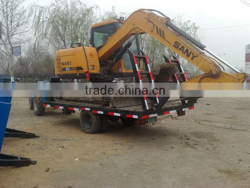 10 ton wheel excavator trailer