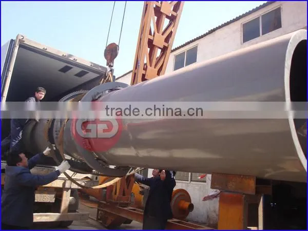 2015 new design rotary dryer for powder and pellet drying