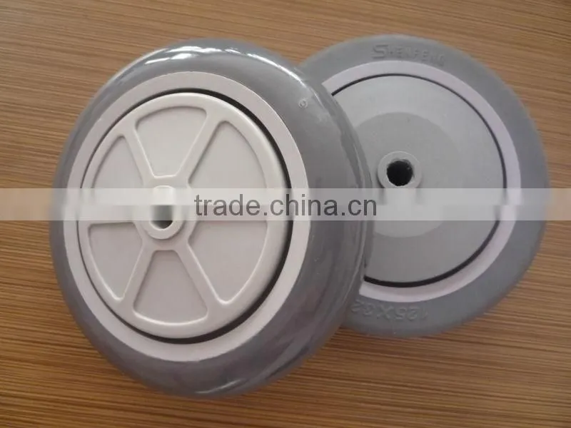 5 inch toy wagon wheels with plastic rim and ball bearing