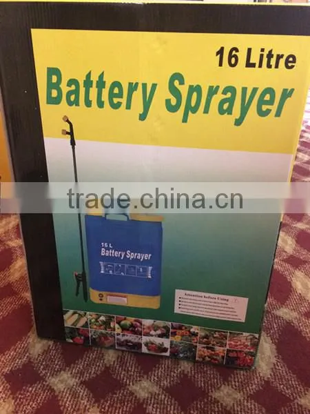 water irrigation garden sprayer 16L electric garden sprayer 8Ah battery powered sprayer