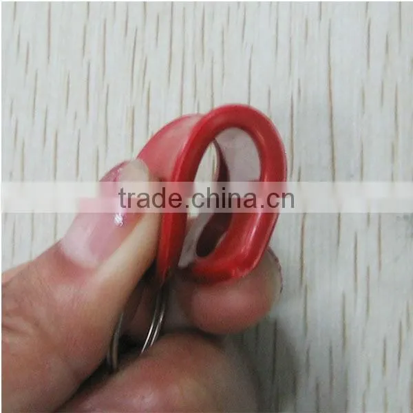 Plastic Hanging key ring label