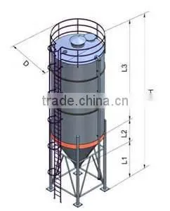 bulk wheat flour silo wheat silo for sale