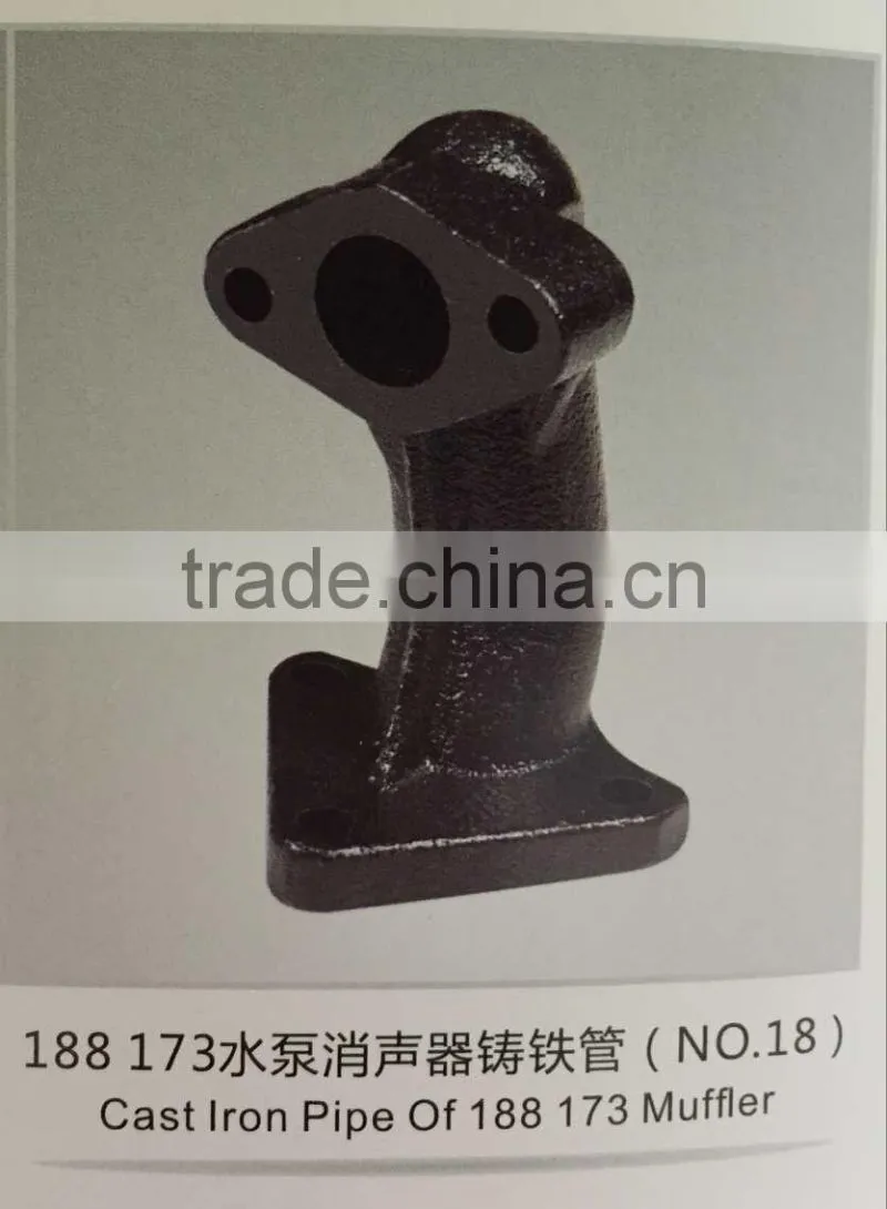 High quality gasoline generator 188 Muffler for Water pump