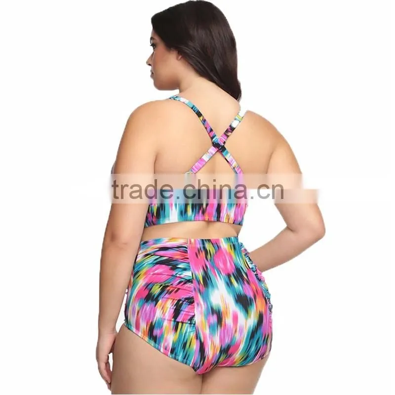 plus size sexy open girl monokini swimwear
