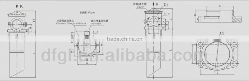 DFFILTRI Manufacturer Replace Leemin TFA Oil Suction Filter Series