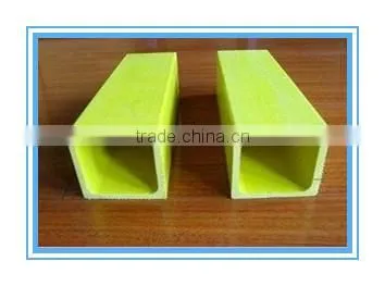 Fiberglass reinforced plastic square pipe type-50*50*5mm/frp Rectangular tube