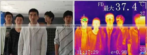 Bus station Walk Though Infrared Full Body Temperature Screening System against Ebola Virus