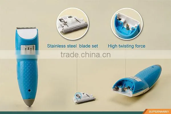 cordless baby hair trimmer with replacement blade set