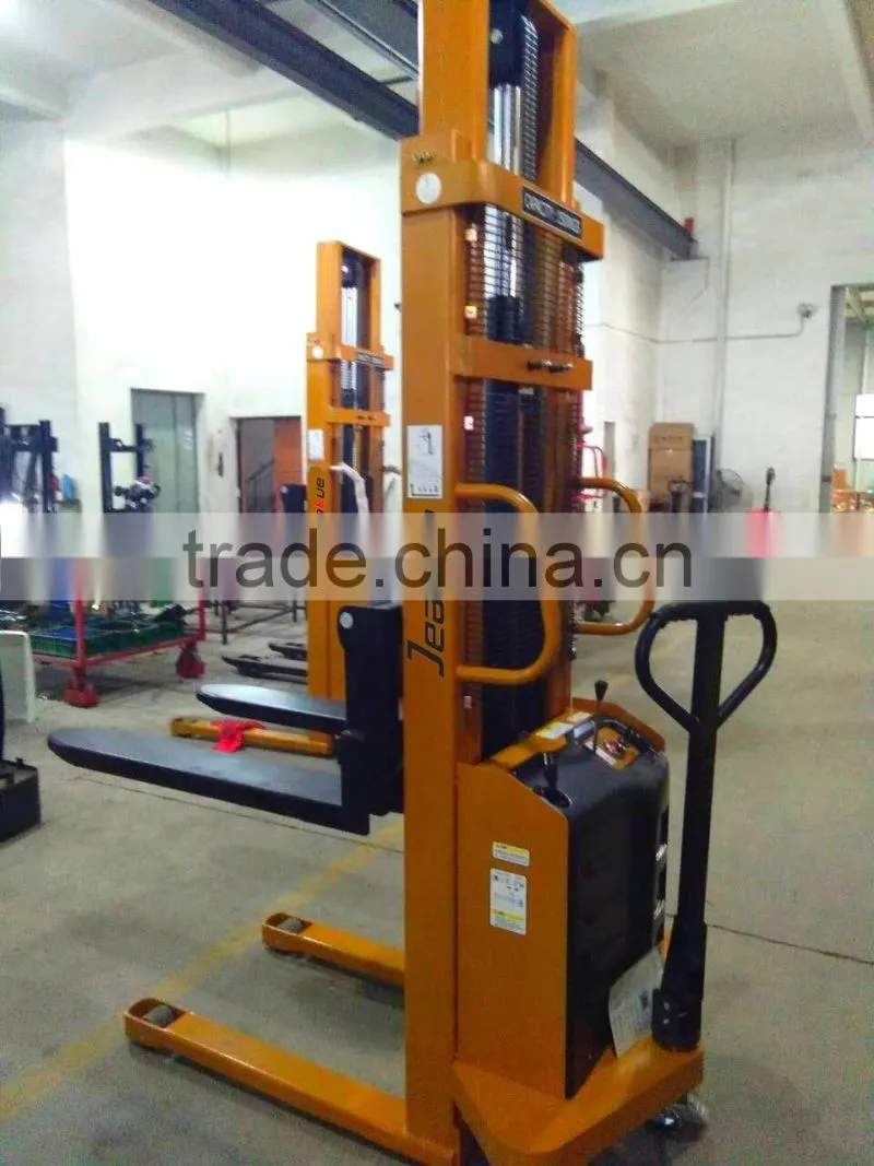 semi electric stacker capacity 2 ton