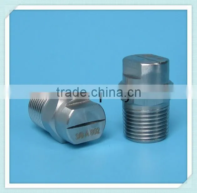 HU series stainless steel flat jet spray nozzle
