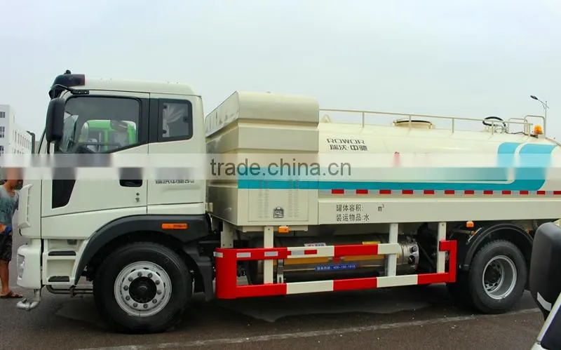 Hot selling 8m3 FOTON water truck