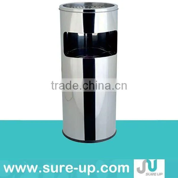 Stainless steel ash dustbin/garbage bin in lobby/hotel