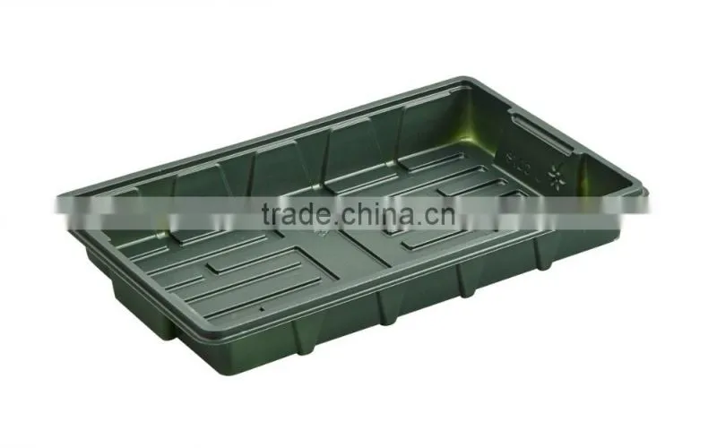 High quantity 24 cells black PS seeding tray with lid