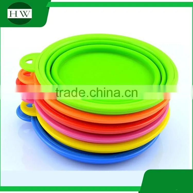 folding portable colorful travel silicone telescopic pet eat drink food and water bowl cup collapsible accordion foldable