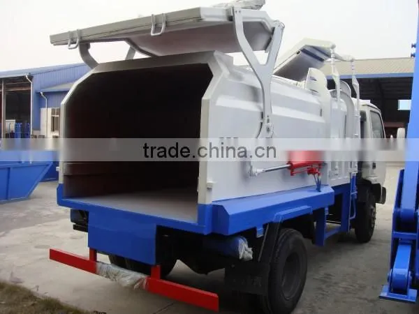 LHD or RHD DONGFENG 4*2 small garbage compactor 5m3