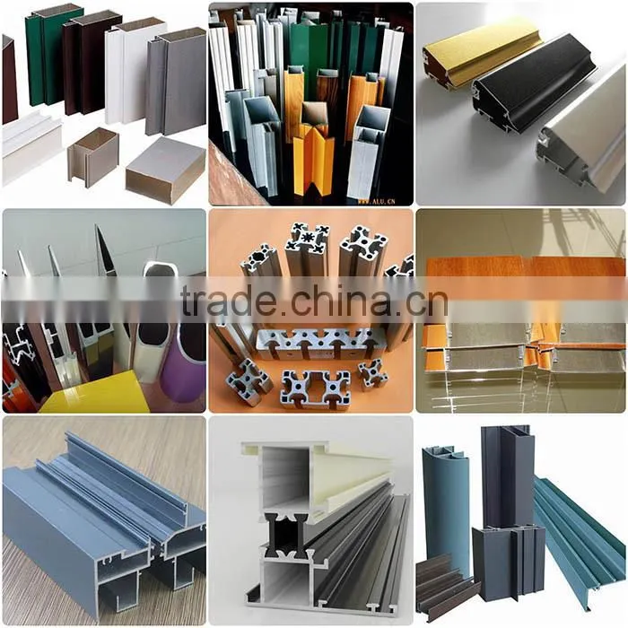 all kinds of surface treatment aluminum curtain wall profile