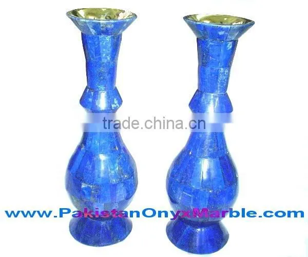 NEW FLOWER VASES LAPIS LAZULI HANDICRAFTS