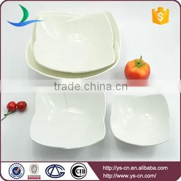White ceramic pasta bowl wholesale