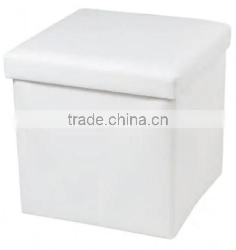 Wholesale Durable Colourful Folding Pu Leather Ottoman
