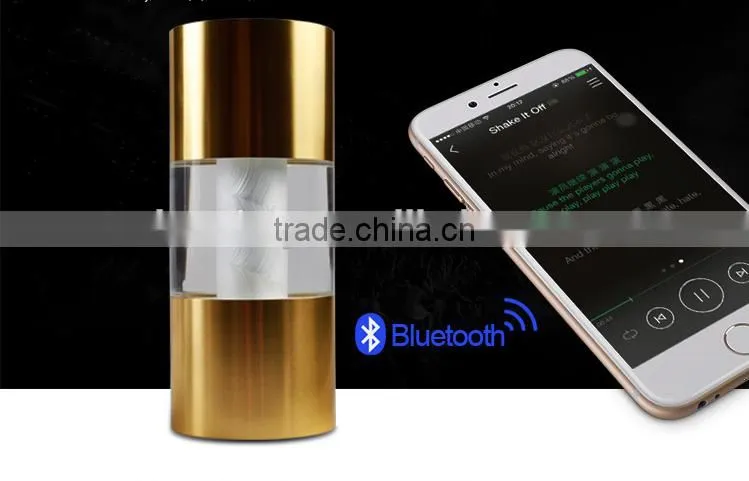 2017 New Creative Night Light Dancing Bluetooth Speaker, Crystal Gift LED Light Flashing Bluetooth Speaker Support SD Card