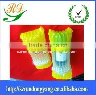 clear wine air bubble plastic bag
