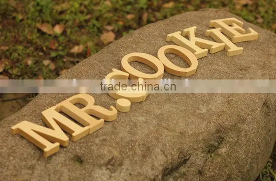 Wooden Sign for home decor English Letters
