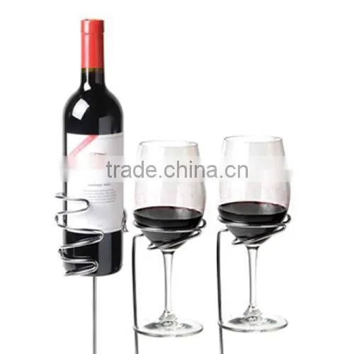 Holds 9 Bottles wall wine rack